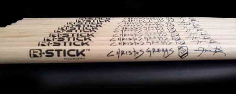 Grekas custom drumsticks