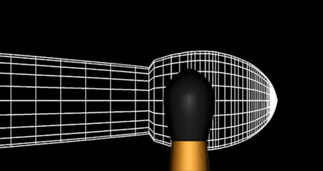 Drumsticks with nylon tip