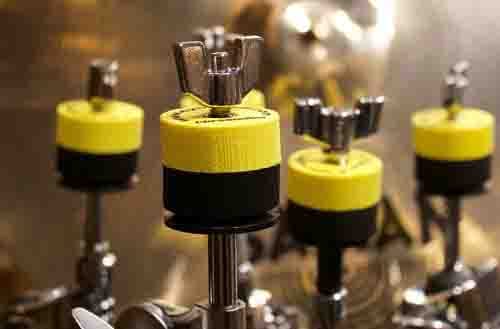 chromatics foams yellow cymbals accessories