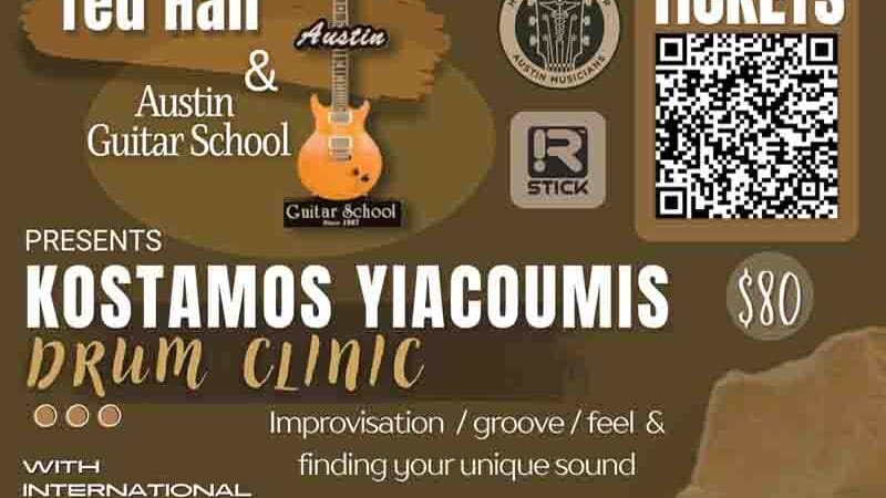 Ted Hall Austin Drum Clinic Kostamos December 11 world rhythms